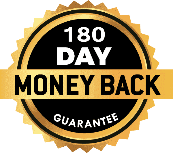 Biodentex 180 Days Money Back Guarantee Badge